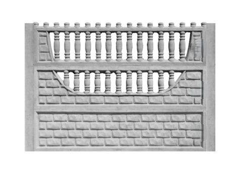 Wzór ogrodzenia betonowego - nr. 3