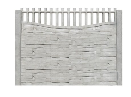 Wzór ogrodzenia betonowego - nr. 8